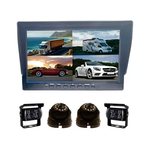 7 Inch IPS Split Screen And 720P Night Vision Waterproof Wide Angle Side Camera System Of Buses For Travel School Bus