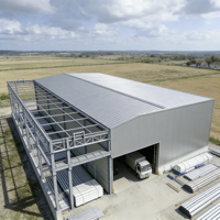 Structure en acier préfabriquée, service tout-en-un, structure de bâtiment en métal, bâtiment en structure acier préfabriquée