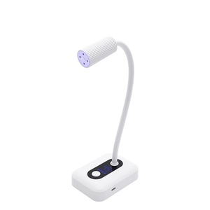 Rechargeable Gooseneck Nail Lamp With USB Clip Two Modes UV LED 360. Degree <b>Swivel</b> Nail Lamp for Curing Gel Nail for Home Salon - Product Image 1