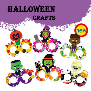 IY kit di occhiali artigianali di Halloween per bambini di età 3 + trucco - Product Image 6
