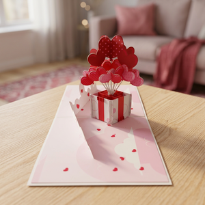 Caja de Regalo 3D de Moda, Tarjeta Pop-up 3D con Diseño Personalizado, Manualidades de Papel, Regalos de San Valentín de Vietnam, Impresión Offset - Product Image 4