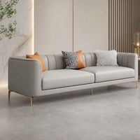 Ensemble de canapés modulaires en cuir PU YUANCHANG, design moderne, durable et confortable, meubles de salon