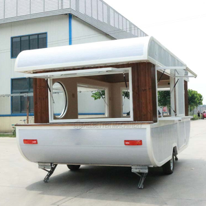 Remolque Móvil de Comida Personalizado para Bar de Cerveza y Helados, Camión de Comida Móvil de Estilo Urbano, <span class=keywords><strong>Restaurante</strong></span> de Lámina Galvanizada - Product Image 3