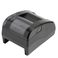 Printer Thermal Murah 58mm Mini Printer Struk POS Hitam Putih untuk Smartphone dan Komputer Bt+usb
