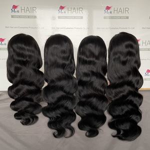 Peluca frontal de encaje transparente 13x4 de cabello humano brasileño al por mayor para mujeres afroamericanas, rizada o lisa, con encaje frontal suizo 13*4 - Product Image 3