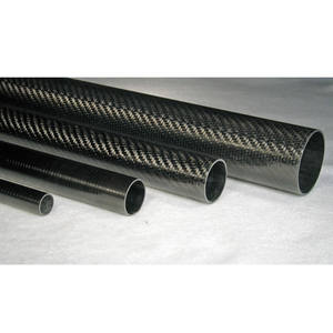 Tabung poros serat karbon Diameter besar 3k hitam Maxi Tech lampu dinding polos lampu disesuaikan dimensi permukaan fitur warna - Product Image 4