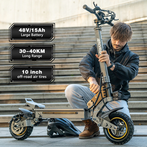 มอเตอร์ไร้แปรงถ่าน 48v 15aH ยางลม IENYRID S1 สกู๊ตเตอร์พับได้ ยอดนิยมในสหรัฐอเมริกา สหภาพยุโรป สหราชอาณาจักร - Product Image 6