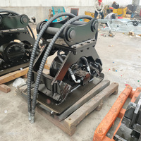 Vente directe usine : Compacteur à plaque vibrante hydraulique haute performance pour excavatrice, accessoire de machinerie de construction