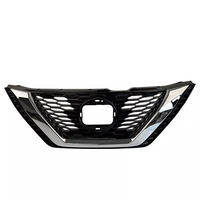 Vente en gros d'usine, pièces automobiles OEM, calandre supérieure du pare-chocs avant avec moulures chromées pour Nissan Rogue Sport Qashqai 2020-2022