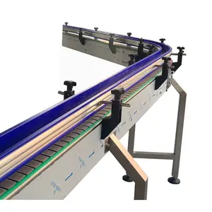 Customized Plastic Chain Plate Conveyor System Bottle Conveyor Line