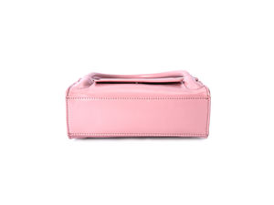 Bolso Tote de Cuero Rosa Liso a la Moda, Bolso de Mano Elegante para Mujer, Bolso de Hombro Moderno para Mujer, Bolso de Maquillaje para Chica - Product Image 4
