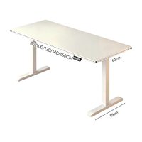 Bureau d'ordinateur ergonomique moderne en bois hautement réglable - Conception durable