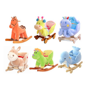 Stile moderno giro su peluche ripiene giocattoli sedia a dondolo per bambini - Product Image 6