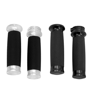 Puños Electrónicos de 1 Pulgada (25mm) para Harley Dyna Softail Touring Road King Street Glide Fat Boy CVO, Puño de Goma para Acelerador - Product Image 5