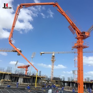 Braccio <span class=keywords><strong>Distributore</strong></span> di Calcestruzzo Idraulico Autopropulso JIUHE da 24m, 28m, 33m, 36m per Edilizia - Fornitura Diretta dalla Fabbrica - Product Image 6