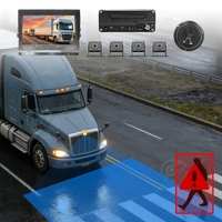 Système de gestion de flotte intelligent MDVR avec visualisation en direct 4G, suivi GPS, écran partagé, caméras latérales et avant 720P pour camions de fret