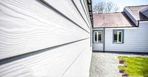 Panneau en fibrociment renforcé moderne sans amiante, revêtement imitation bois pour façade extérieure et intérieure, bardage en fibrociment - Product Image 6
