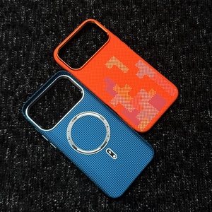เคสโทรศัพท์แม่เหล็กแบบมีลายคาร์บอนไฟเบอร์ สำหรับ iPhone 17 15 16 Pro Max รองรับการชาร์จไร้สาย บางเฉียบ ป้องกันอย่างดี - Product Image 5