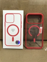 Nouveaux accessoires de téléphone portable étui transparent Tpu acrylique étui de téléphone magnétique antichoc pour Iphone 17/17 Pro/17 Air/17 Pro Max