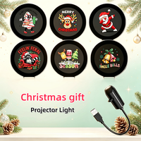 Mini projecteur portable 4K, lampe USB, équipement de divertissement, projecteur intelligent Galaxy, veilleuse pour voiture, maison, cadeau de Noël