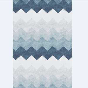 พรมลายเรขาคณิตสไตล์นอร์ดิก รูปทรงสี่เหลี่ยมผืนผ้า สำหรับห้องนั่งเล่น ทำจากเส้นใยโพลีเอสเตอร์ ตกแต่งบ้าน รุ่น 66317 - Product Image 2