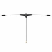 Antenne réceptrice radio FPV en forme de T 433 MHz avec câble de 78 mm, 50 ohms pour l'intégration de l'ensemble récepteur
