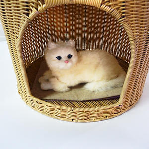 XH Pet Products PP Rattan <span class=keywords><strong>wicker</strong></span> <span class=keywords><strong>dog</strong></span> nest four seasons house letti per gatti e gabbie per animali domestici - Product Image 4