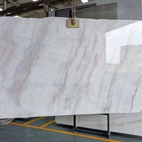 Marbre blanc de Guangxi en gros, pierre naturelle polie pour sols, comptoirs, escaliers, carreaux, pierre
