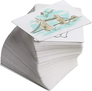 Carte da Poker in bianco personalizzate carte da gioco in bianco personalizzate con carte di apprendimento, carta di parole di dizionario, carta di messaggio