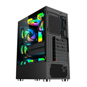 Gabinete <span class=keywords><strong>de</strong></span> Computadora para Juegos SNOWMAN <span class=keywords><strong>de</strong></span> Alta Calidad, <span class=keywords><strong>Caja</strong></span> para <span class=keywords><strong>PC</strong></span> con Malla Completa, Carcasa <span class=keywords><strong>de</strong></span> Plástico para Computadora <span class=keywords><strong>de</strong></span> Escritorio, Torre Media ATX - Product Image 3