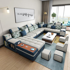 أريكة حديثة ، أريكة فاخرة على شكل حرف U بتصميم عصري ، أثاث غرفة معيشة آخر - Product Image 3