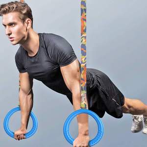 Anillas <span class=keywords><strong>de</strong></span> Gimnasia SELEWELL Coloridas para el Hogar, Ajustables con Hebilla <span class=keywords><strong>de</strong></span> Leva, Correas Largas, Anillas <span class=keywords><strong>de</strong></span> Entrenamiento Antideslizantes - Product Image 6