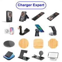 Cargador magnético plegable 3 en 1 para teléfono móvil, cargador inalámbrico de carga rápida de 20W