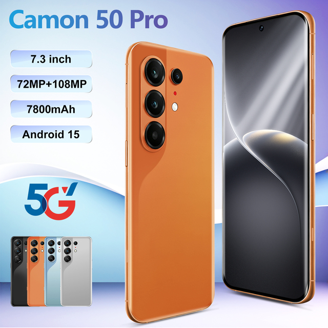 Camon50 Pro High-definition Screen High Battery 5G Network Android clear Camera Smooth Gaming Dual SIM Dual Standby Mobile Phone