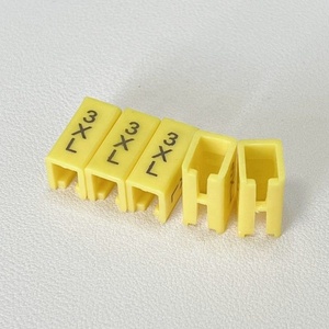 Clip marqueur de taille rectangulaire en plastique de couleur et de numéro personnalisé avec technique d'injection de tige - Product Image 6