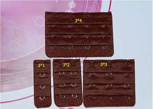 Extensions de <span class=keywords><strong>soutien</strong></span>-<span class=keywords><strong>gorge</strong></span> 3x2 rangées avec boucles allongées et <span class=keywords><strong>2</strong></span> <span class=keywords><strong>crochets</strong></span> pour sous-vêtements - Product Image 3