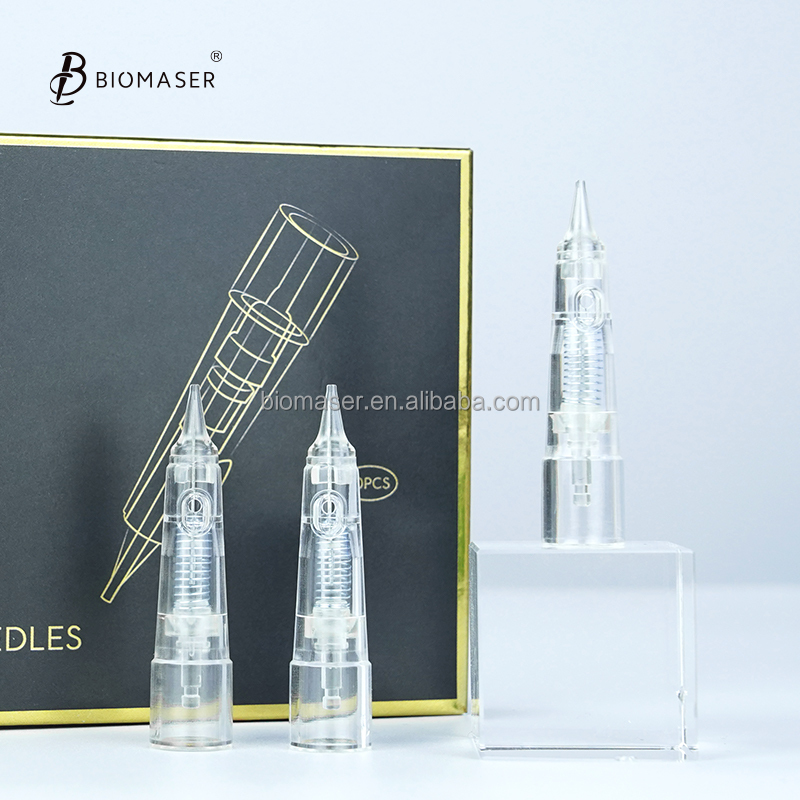 Стерилизованные иглы для перманентного макияжа Biomaser 1R, нано-картридж, иглы для перманентного макияжа по цене производителя
