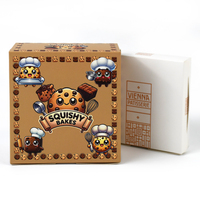 Boîte à biscuits en papier kraft de qualité alimentaire, taille et couleur personnalisées, écologique, emballage pour mini-gâteaux de boulangerie, boîte d'expédition en papier avec logo personnalisé