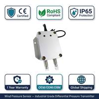 Capteur de pression du vent en gros 4-20mA haute précision Pa KPa MPa multi-gamme 0-500Pa certifié CE protection IP65 aluminium