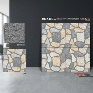 Carreaux de parking en porcelaine effet brique moderne 40x40cm pour marché africain, revêtement de sol extérieur numérique robuste antidérapant - Product Image 6