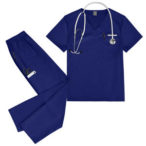 Conjuntos de Uniformes de Enfermería de Talla Grande 3XL para Hospital, Uniformes de Enfermera para Mujeres y Hombres, Blusa y Pantalones de Médico, Ropa de Trabajo Unisex - Product Image 5
