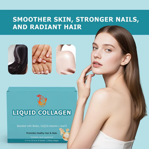 Collagène liquide de haute qualité en sachets, complément alimentaire pour une peau plus lisse, des ongles plus forts et des cheveux éclatants pour adultes - Product Image 5