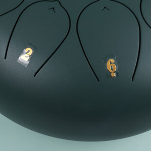 กลองสแตนเลสเคาะลิ้น12นิ้ว, กลองมือ13โน๊ตพร้อมกระเป๋าหนังสือเพลงตะลุมพุกนิ้ว - Product Image 4