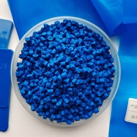 Mélange maître bleu pour les déchets de tambour bleu PE-HD en plastique à bas prix