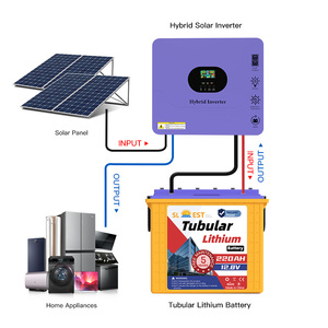 딥 사이클 저렴한 가격 가정용 태양광 저장 시스템 LiFePO4 12.8V 300Ah 리튬 배터리 - Product Image 6