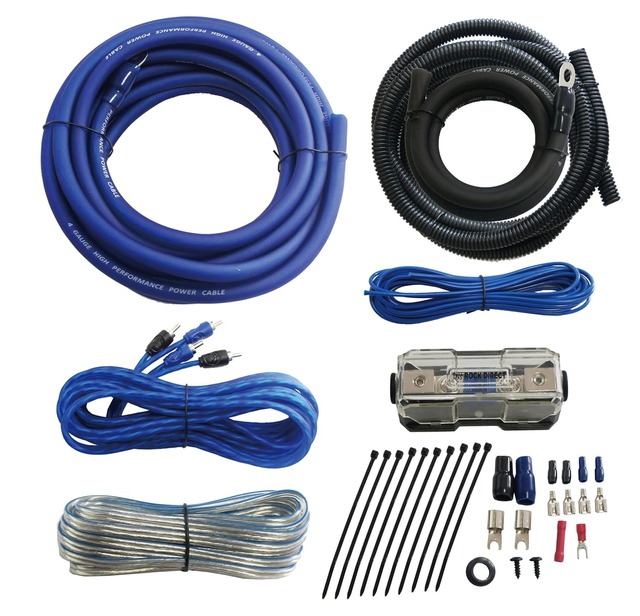 2024 New Design Power Cable Direct True 4 Gauge Car Audio Cable Amp Wiring Kit Amplifier Install Wiring Kit