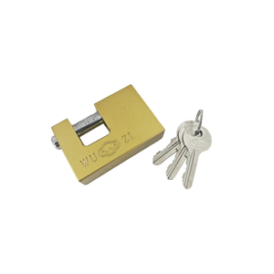 Candado tipo rectangular de hierro de fácil instalación antipolvo diseño creativo único barato personalizado - Product Image 1