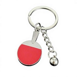Custom Sports Hot Selling Table Tennis Keychain <b>Car</b> Hanging <b>Key</b> <b>Ring</b> for Club Souvenir Gifts Sport Ball Game Ping-Pong <b>Key</b> Chain - Product Image 1