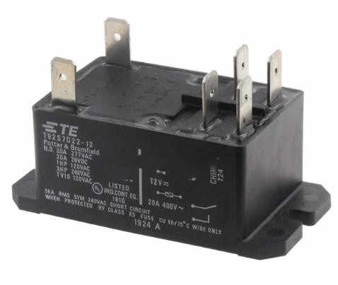 Relè T92S7D22-12 30A 12VDC - DPST-NO (2 Form A) - Contenitore Stagno Per Uso Generale