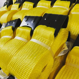 Correa de cabrestante de carga de camión con remolque de gancho plano negro Wll 7300lbs - Product Image 5